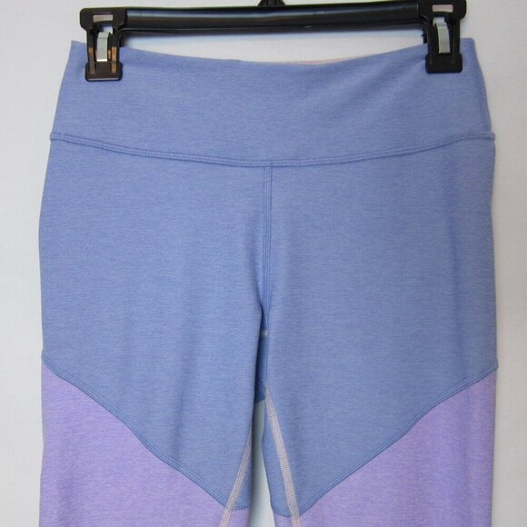 Outdoor Voices 7/8 Springs Leggings Pink Purple Colorblock Cropped Active Small - Picture 2 of 5